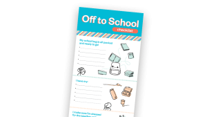 Off to School Checklist