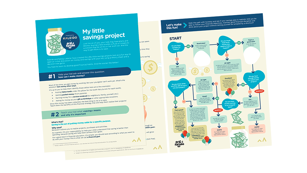 Savings tool by kaleido