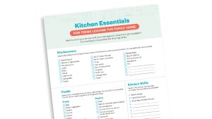 Kitchen Essentials for Teens Leaving the Family Home